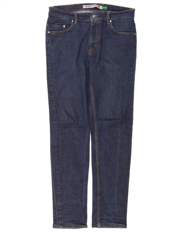 Carrera Ανδρικά 700 Straight Jeans IT 48 Medium W33 L33 Navy Blue Cotton