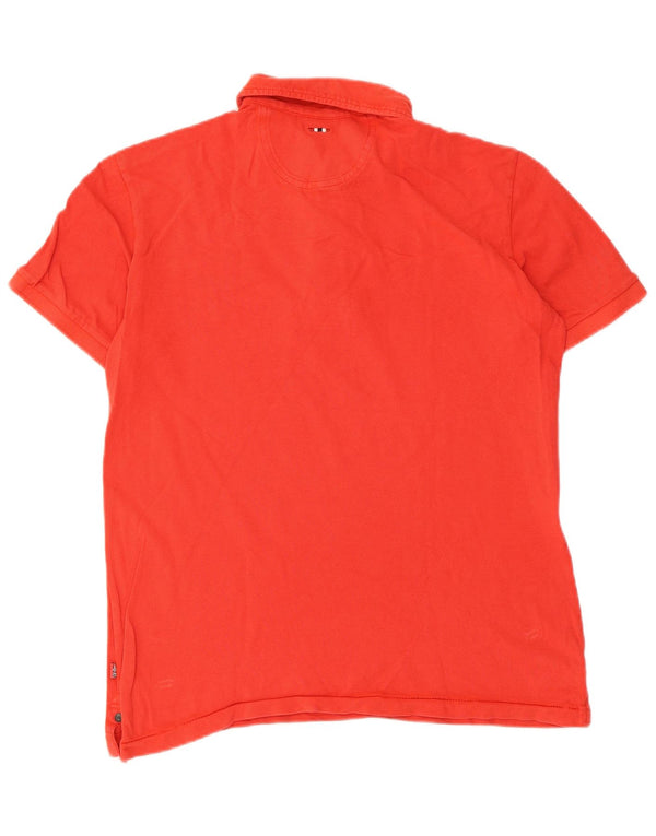 Ανδρικό πουκάμισο Napapijri Geographic Graphic Polo Medium Red