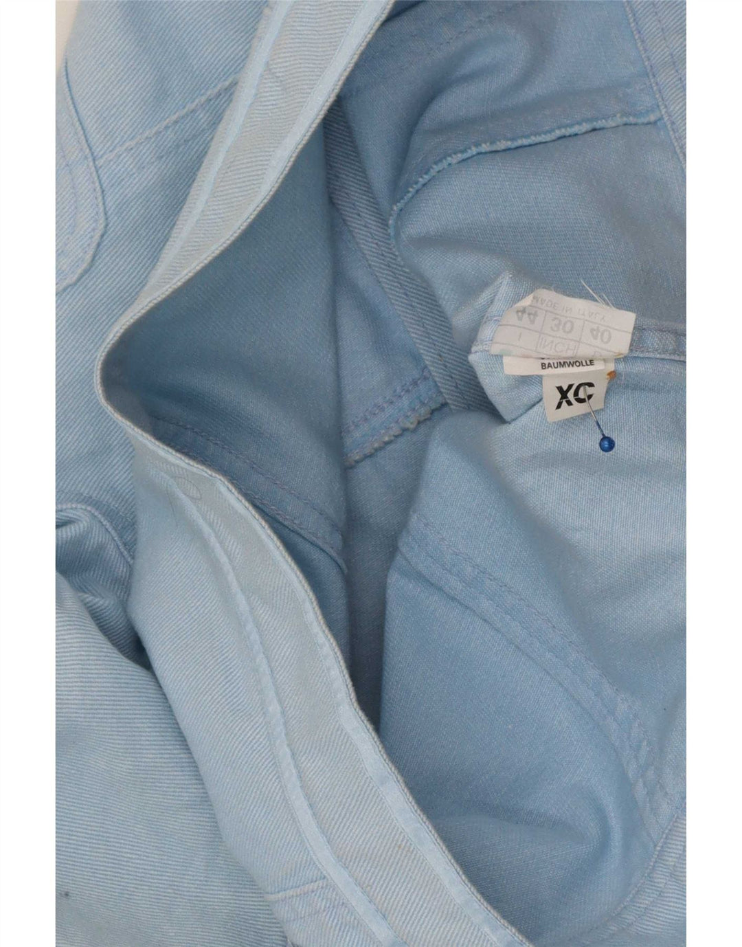 Roccobarocco Γυναικείο Crop Graphic Τζιν μπουφάν IT 44 Medium Blue