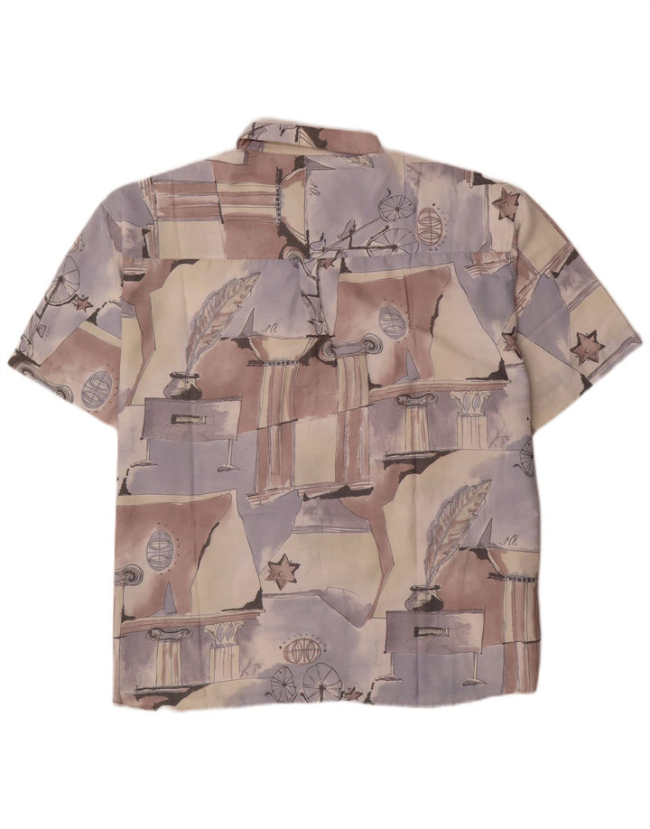 Club D'Amingo Ανδρικό πουκάμισο Abstract Pattern Μέγεθος 45/46 XL Πολύχρωμο