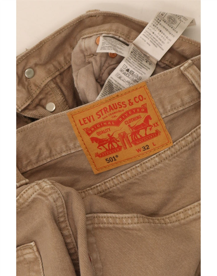 Ανδρικό τζιν σορτς Levi's 501 W32 Βαμβακερό μεσαίο μπεζ