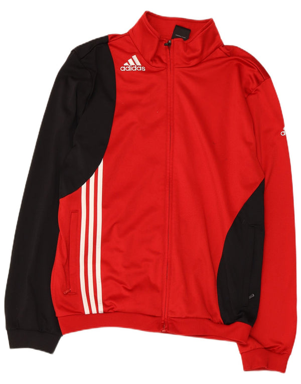 Ανδρική φόρμα ADIDAS Top Jacket UK 40/42 μεσαίο κόκκινο χρώμα πολυεστέρα