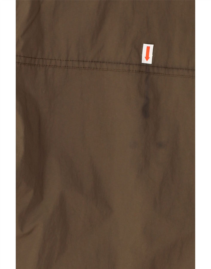 JACK WILLS Ανδρικό μπουφάν βροχής με κουκούλα UK 40 Large Khaki Nylon