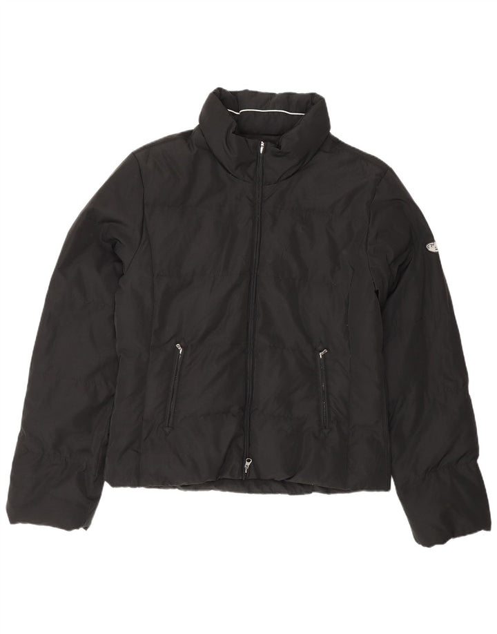 Champion γυναικείο μπουφάν με επένδυση UK 16 μεγάλο μαύρο πολυεστέρα