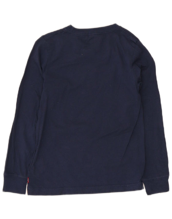 Levi's Boys Graphic Top Μακρυμάνικο 7-8 ετών Navy Blue Cotton