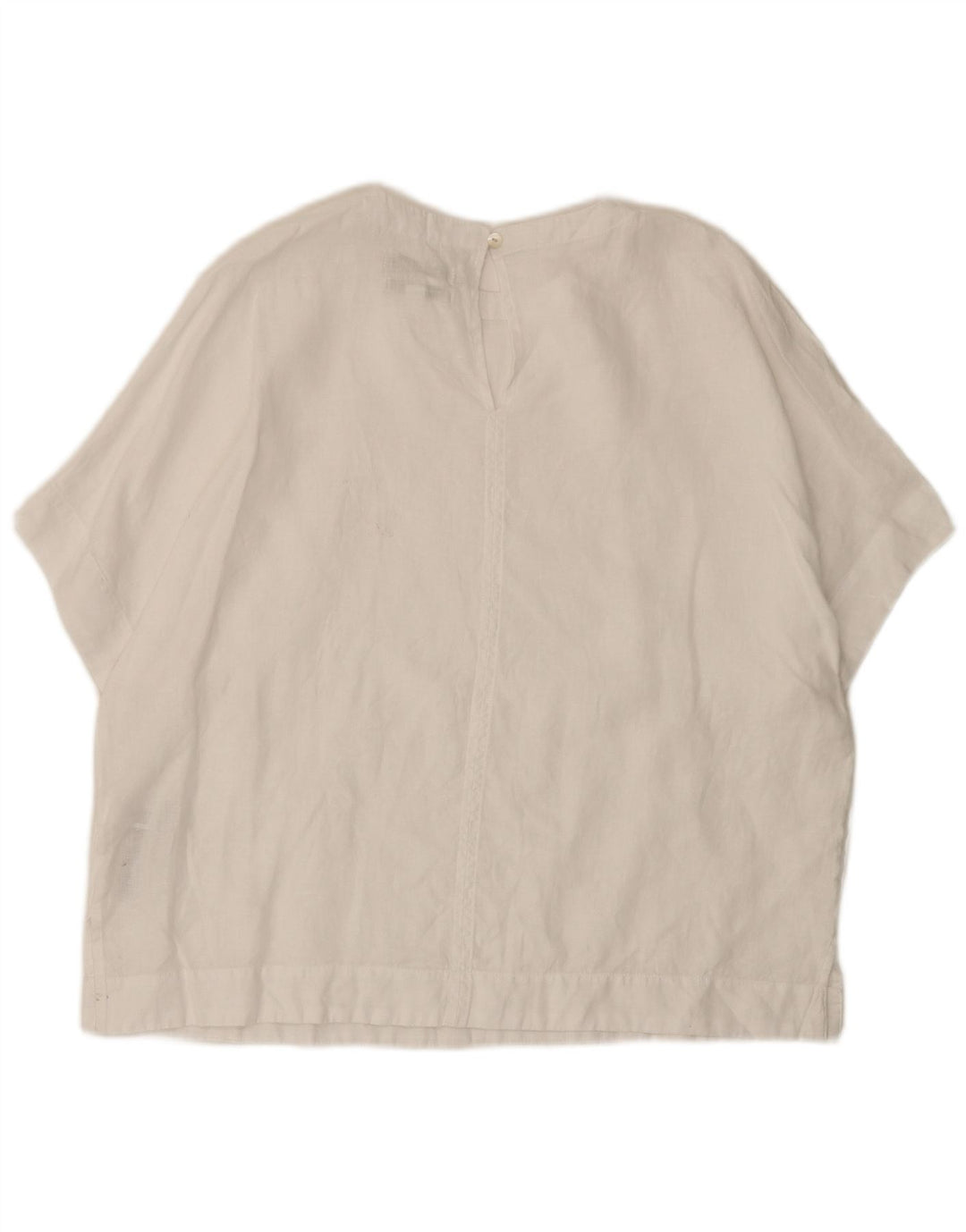 Marks & Spencer Γυναικεία Μπλούζα Oversized Top UK 14 Large White Len