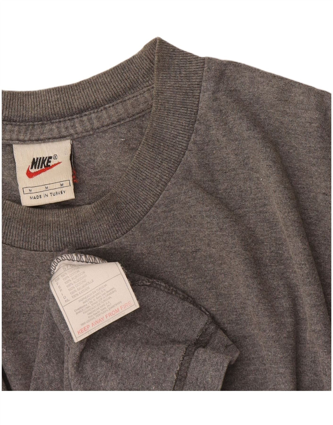 Ανδρικό T-Shirt Nike, βαμβακερό, μεσαίο γκρι, βαμβακερό