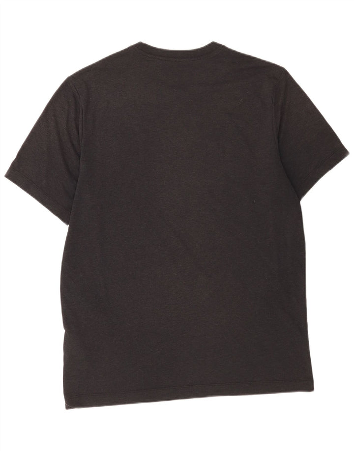 Ανδρικό γραφικό μπλουζάκι Nike Dri Fit, μεσαίο μαύρο πολυεστέρα