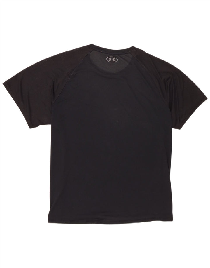 Under Armour Ανδρικό T-Shirt Top 2XL Μαύρο Πολυεστέρα