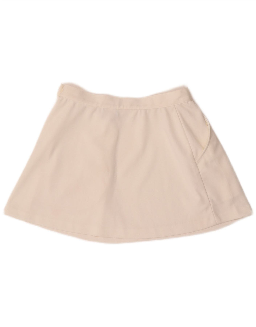 SERGIO TACCHINI Womens Mini Skirt IT 44 Medium W26  White Polyester