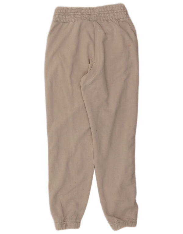 Γυναικεία αθλητική φόρμα Adidas Παντελόνι Joggers UK 12 Βαμβακερό μεσαίο υπόλευκο