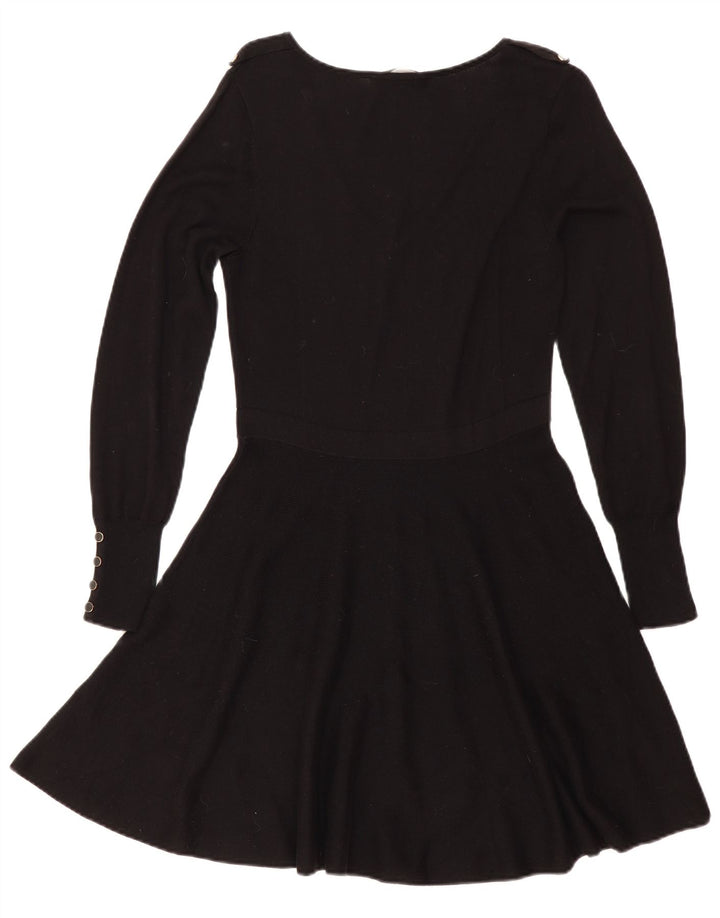 Γυναικείο φόρεμα Oasis Jumper UK 12 μεσαίο μαύρο βαμβακερό
