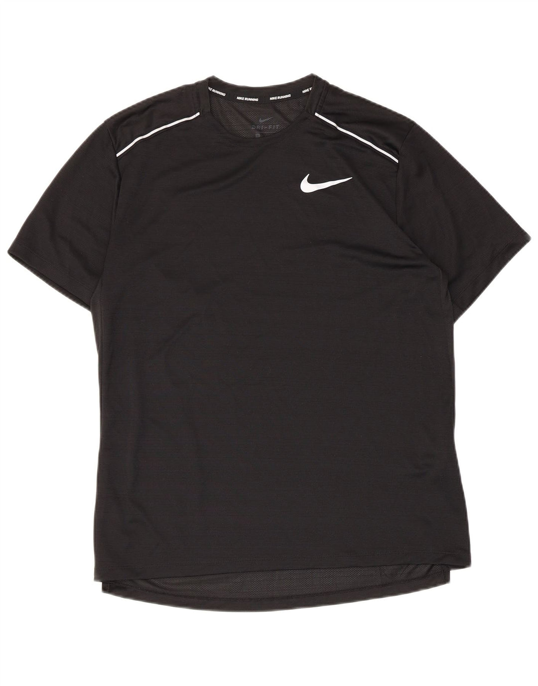 Ανδρικό T-Shirt Nike Dri Fit Top από μεσαίο μαύρο πολυεστέρα