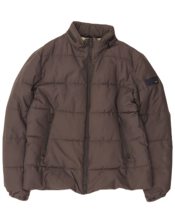 Ανδρικό μπουφάν Armata Di Mare με κουκούλα UK 40 Large Grey Polyester