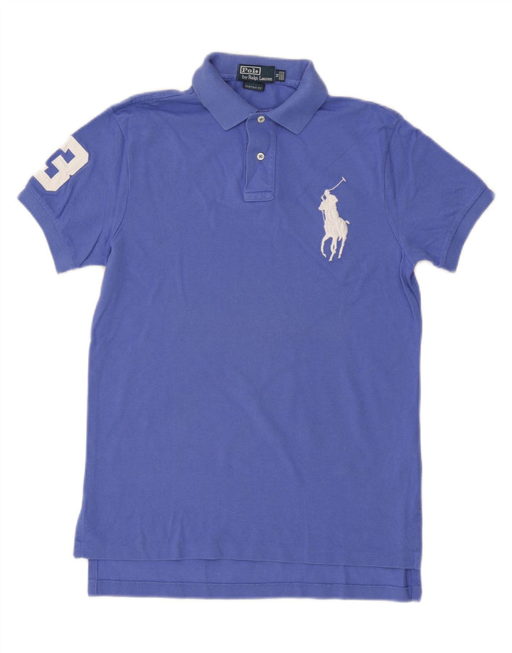 POLO RALPH LAUREN Ανδρικό πουκάμισο πόλο με γραφικά προσαρμοσμένη εφαρμογή, μεσαίο βαμβακερό