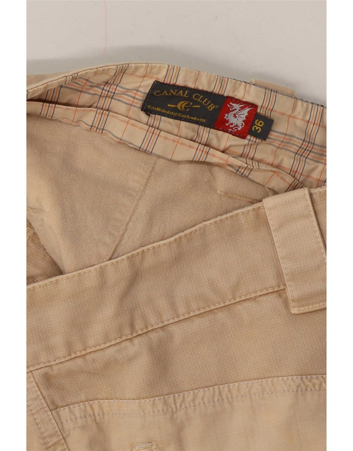 Vintage Ανδρικό γραφικό σορτς Chino W36 Large Beige