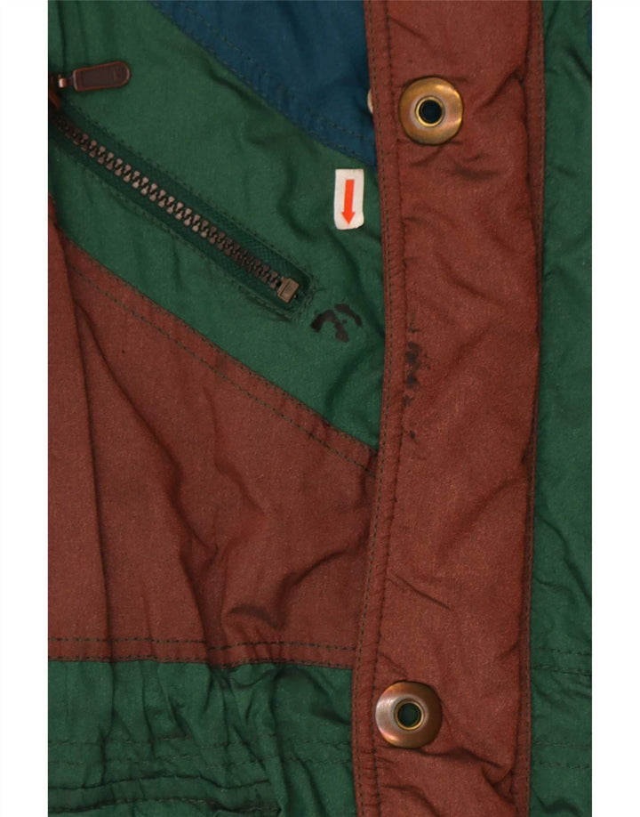 Ανδρικό μπουφάν Silvy Ski IT 52 XL Green Colourblock Polyester