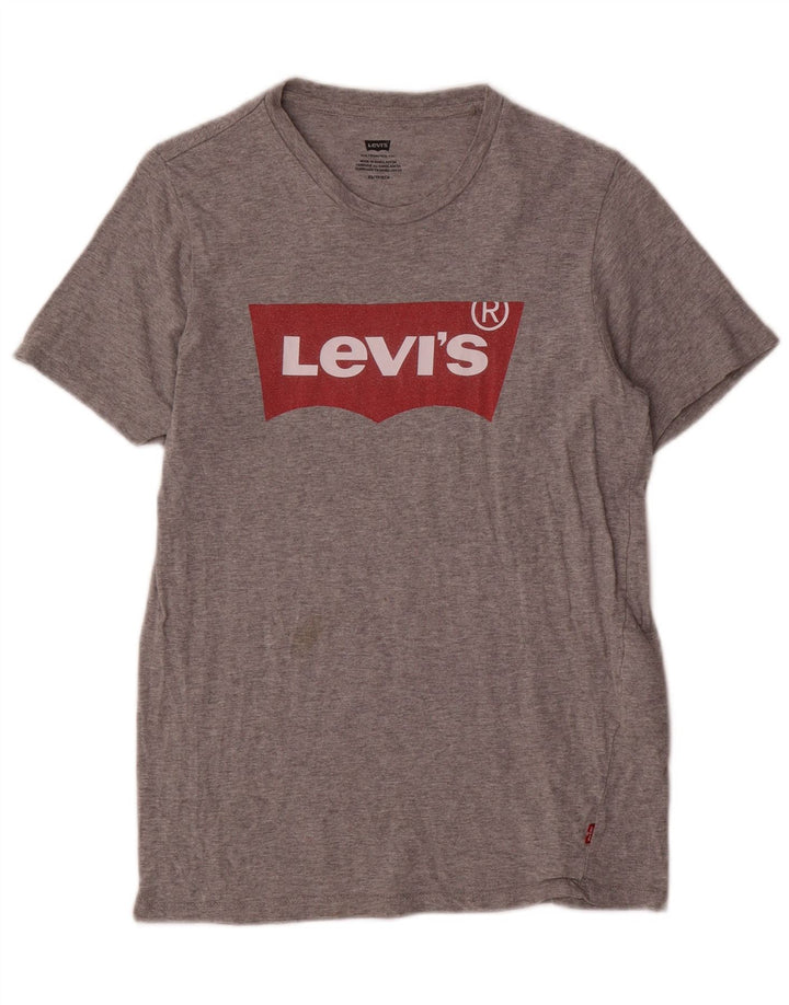 Ανδρικό γραφικό T-Shirt Levi's Top XS Γκρι βαμβακερό