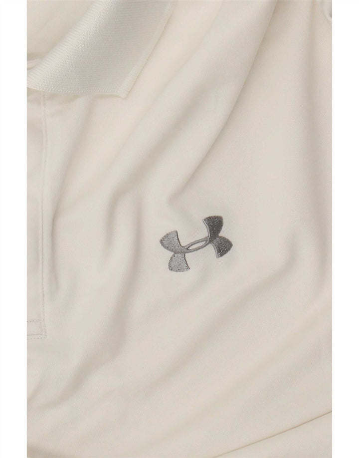 Under Armour Ανδρικό Πόλο Μπλουζάκι μεγάλο λευκό