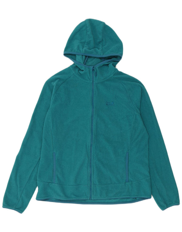 Jack Wolfskin γυναικεία φόρμα με κουκούλα Top Jacket UK 18 XL Blue Polyester
