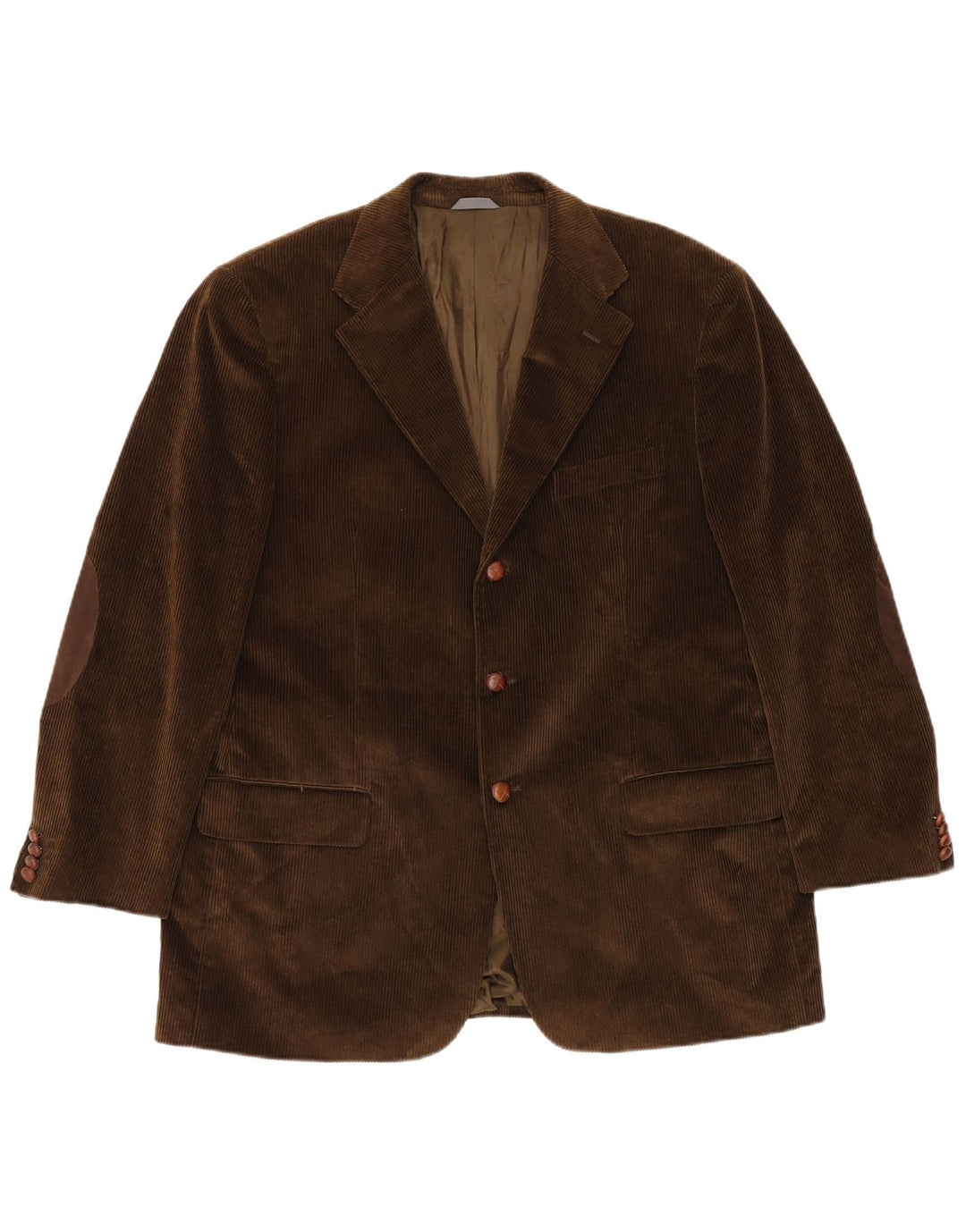 Velluto Duca Visconti Ανδρικό σακάκι κοτλέ σακάκι με 3 κουμπιά UK 42 XL Χακί