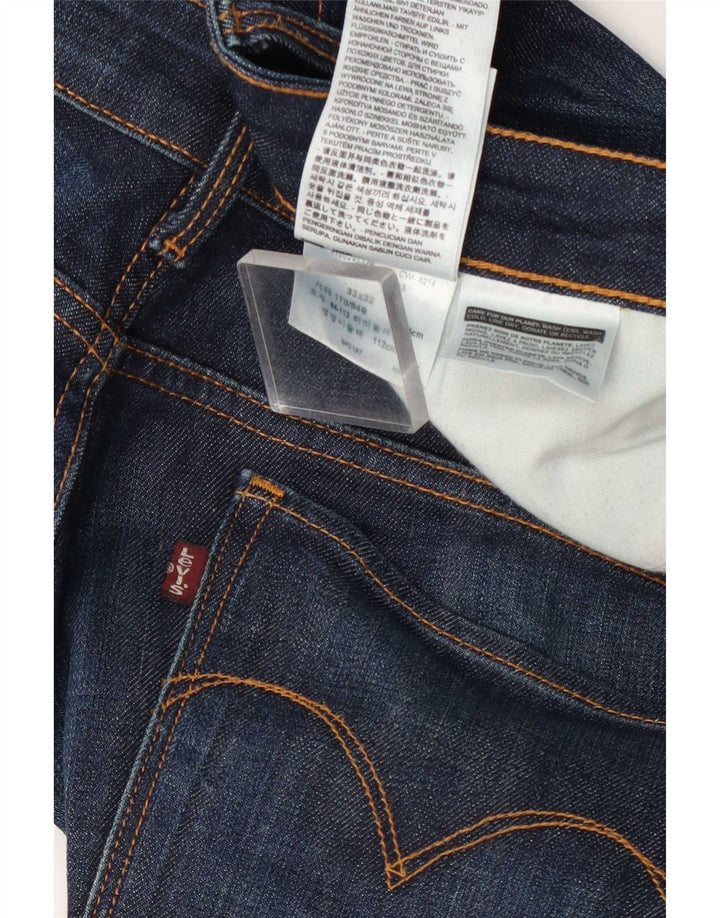 Γυναικείο τζιν Levi's ψηλόμεσο μποτάκι W33 L32 Navy Blue Cotton