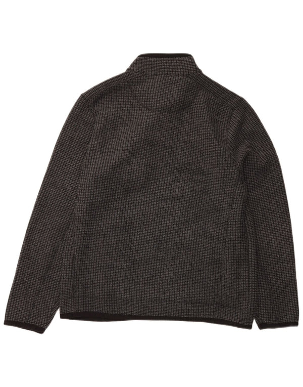 Weird Fish Mens Fleece Jacket UK 40 Large Grey Polyester