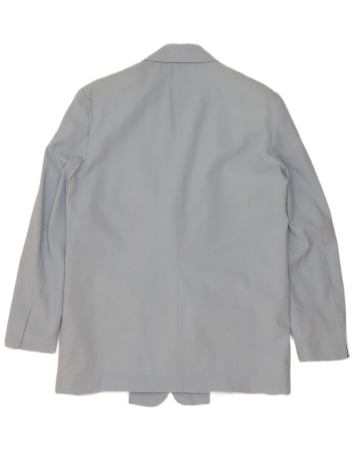 Zara Γυναικείο Μπλέιζερ Μπουφάν με 2 Κουμπιά UK 10 Small Blue