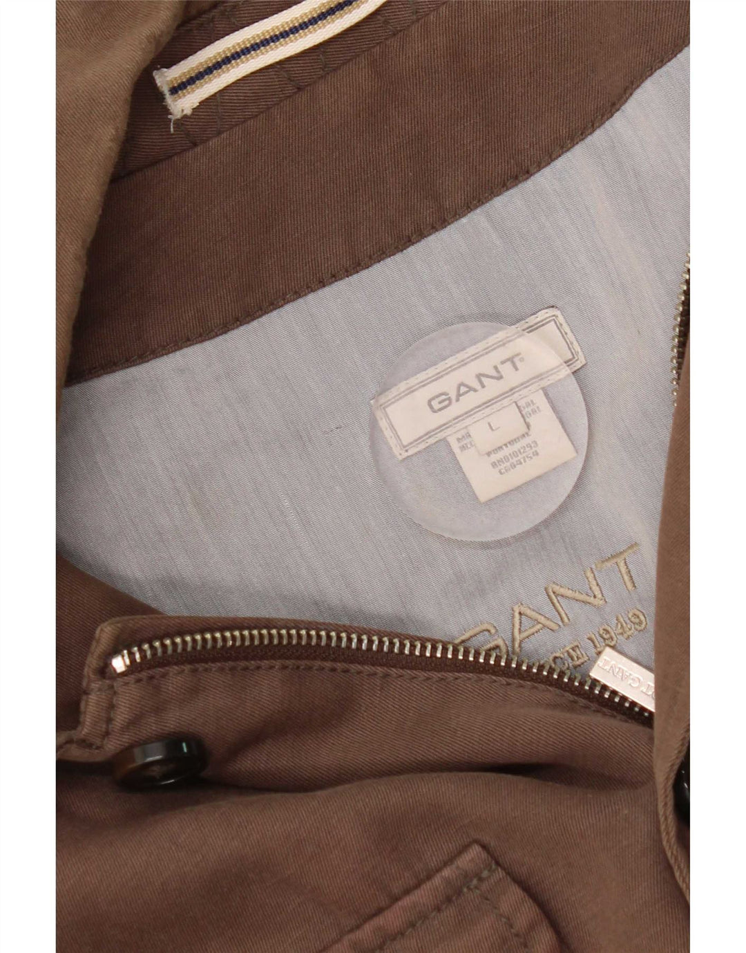 Gant Mens Utility Jacket UK 40 Large Brown Βαμβακερό