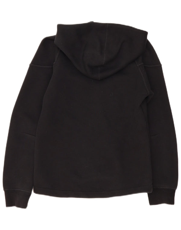 Nike Mens Zip Hoodie Sweater Small Black Cotton