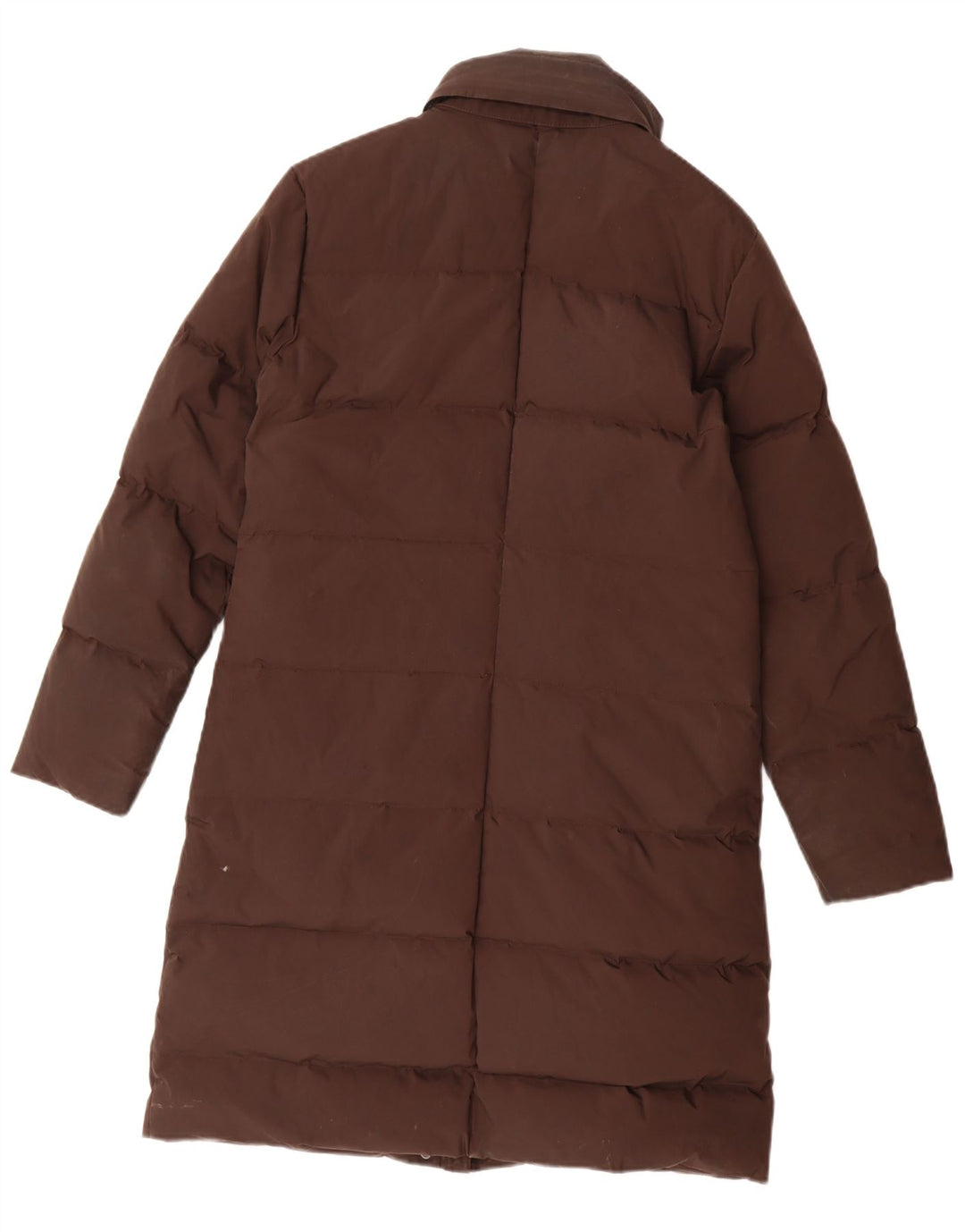 Aspesi Γυναικείο παλτό με κουκούλα με επένδυση UK 14 Medium Brown Nylon