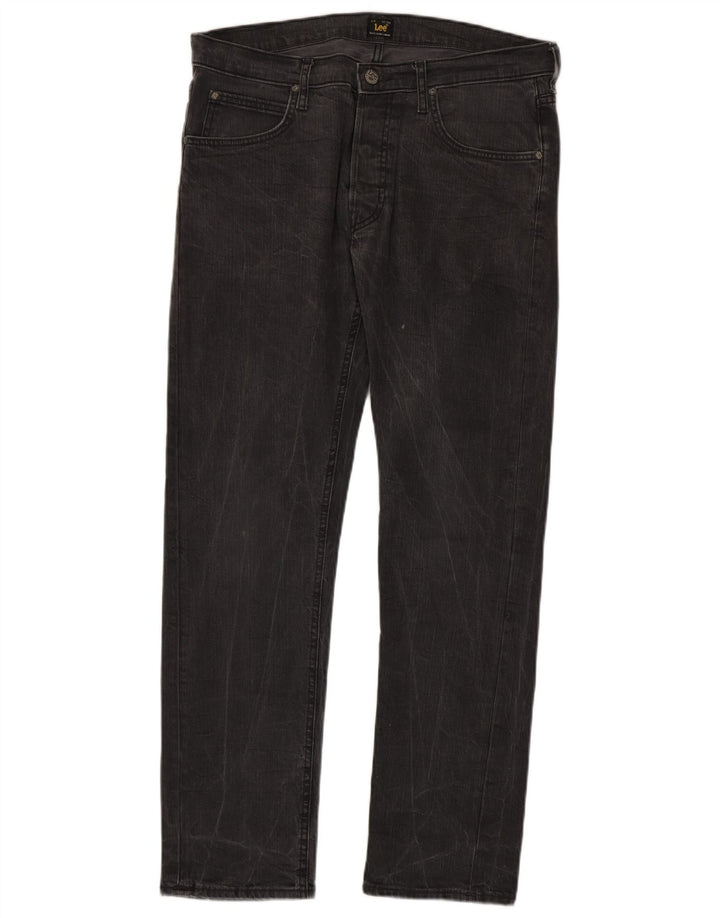 LEE Ανδρικό Τζιν Daren Straight W34 L32 Γκρι βαμβακερό