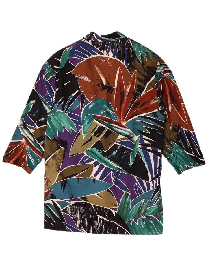 Deni-Cler Γυναικεία Ζακέτα Oversized Top IT 42 Μεσαία Πολύχρωμη Φλοράλ