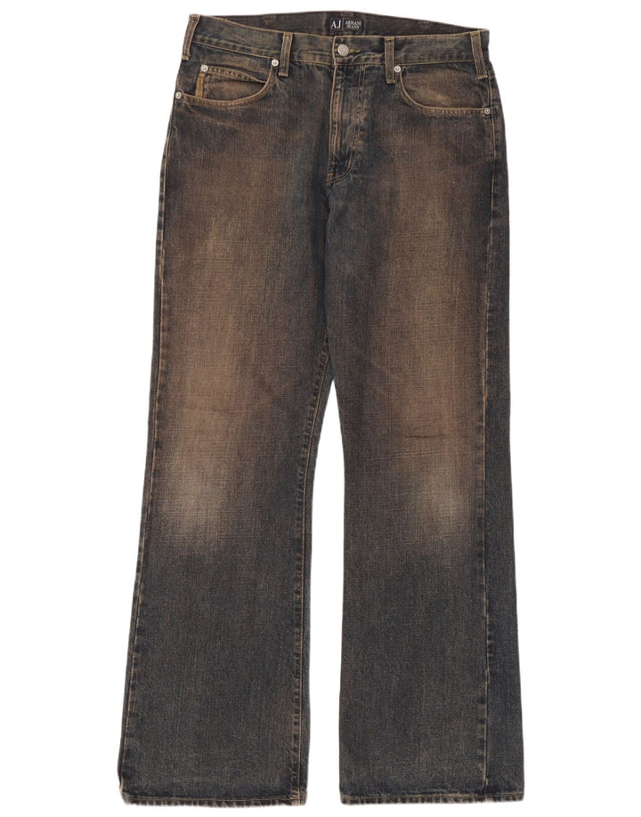 Armani Γυναικείο Bootcut Jeans W34 L32 Navy Blue Cotton