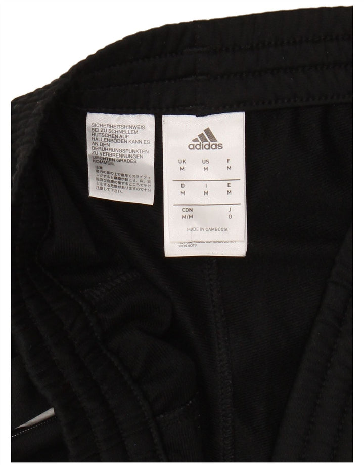 Ανδρική φόρμα ADIDAS Παντελόνι Joggers Μεσαίο Μαύρο Πολυεστέρα