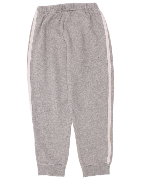 Adidas Boys αθλητική φόρμα παντελόνι Joggers 6-7 ετών βαμβακερή γκρι φλύκταινα