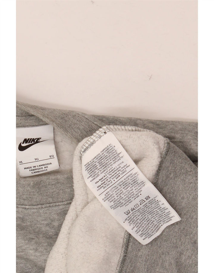 Ανδρικό γραφικό φούτερ NIKE Jumper XL Γκρι βαμβακερό
