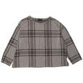 Marks & Spencer Γυναικείο Crop 3/4 μανίκι UK 20 2XL Γκρι καρό πολυεστέρα