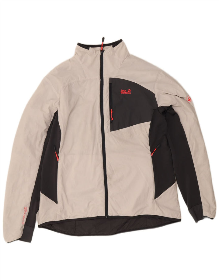 Γυναικείο Jack Wolfskin Windbreaker UK 18 XL White Colourblock