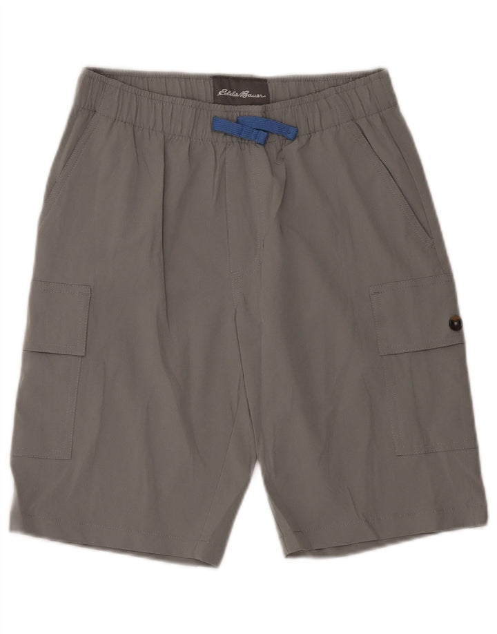 Eddie Bauer Boys αθλητικό σορτς 13-14 ετών μεγάλο γκρι πολυεστέρα