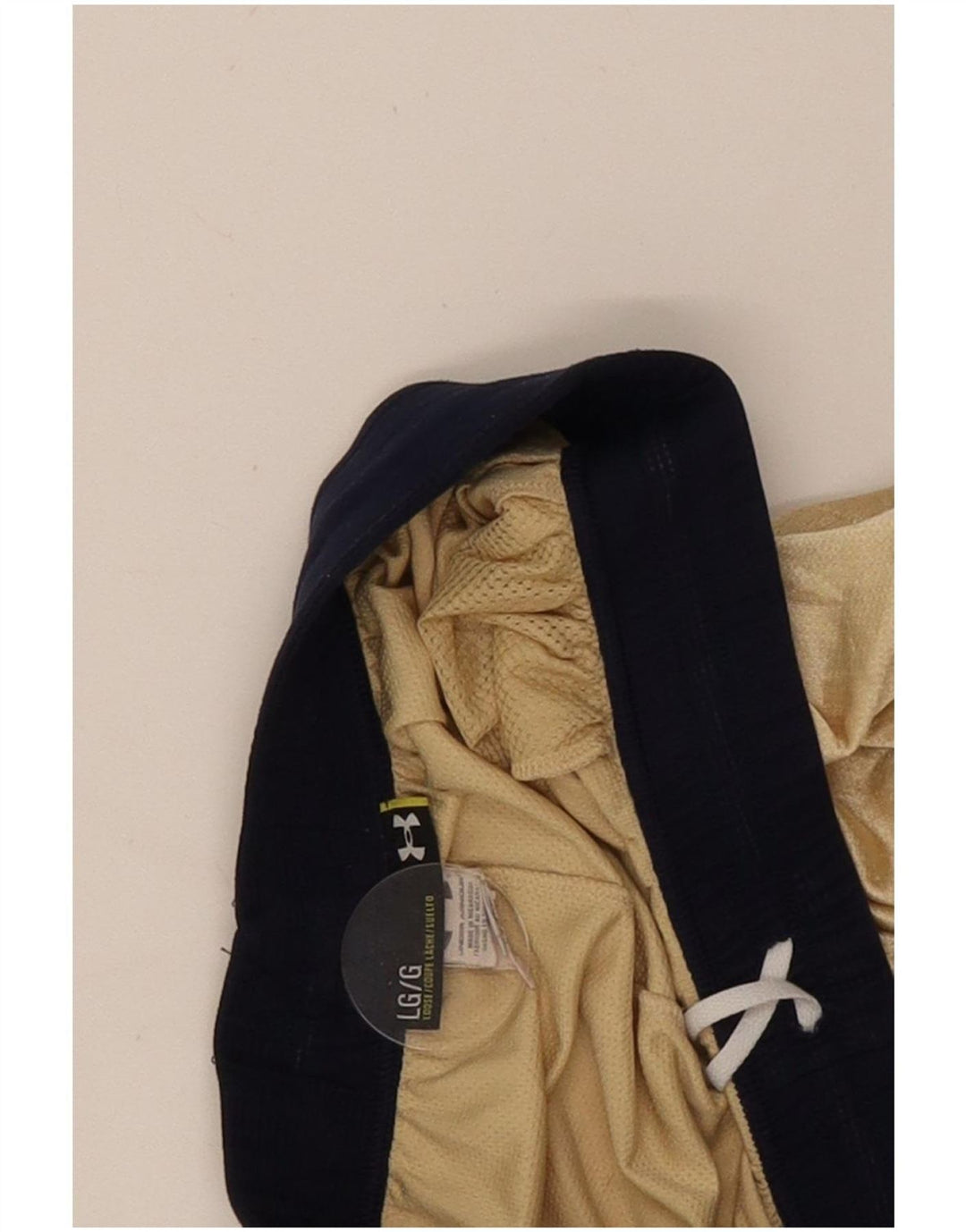 Ανδρικό γραφικό αθλητικό σορτς Under Armour Μεγάλο χρυσό πολυεστέρα