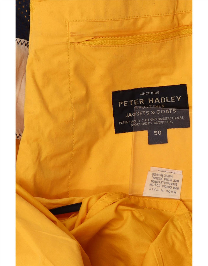 Peter Hadley Ανδρικό Utility Jacket IT 50 Large Yellow Cotton