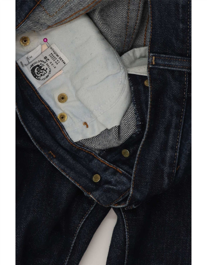 Diesel Ανδρικό ίσιο τζιν W28 L28 Navy Blue Cotton