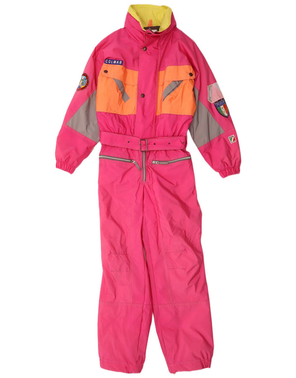 Colmar γυναικεία φόρμα γραφικών σκι IT 42 Small Pink Colourblock Polyamide