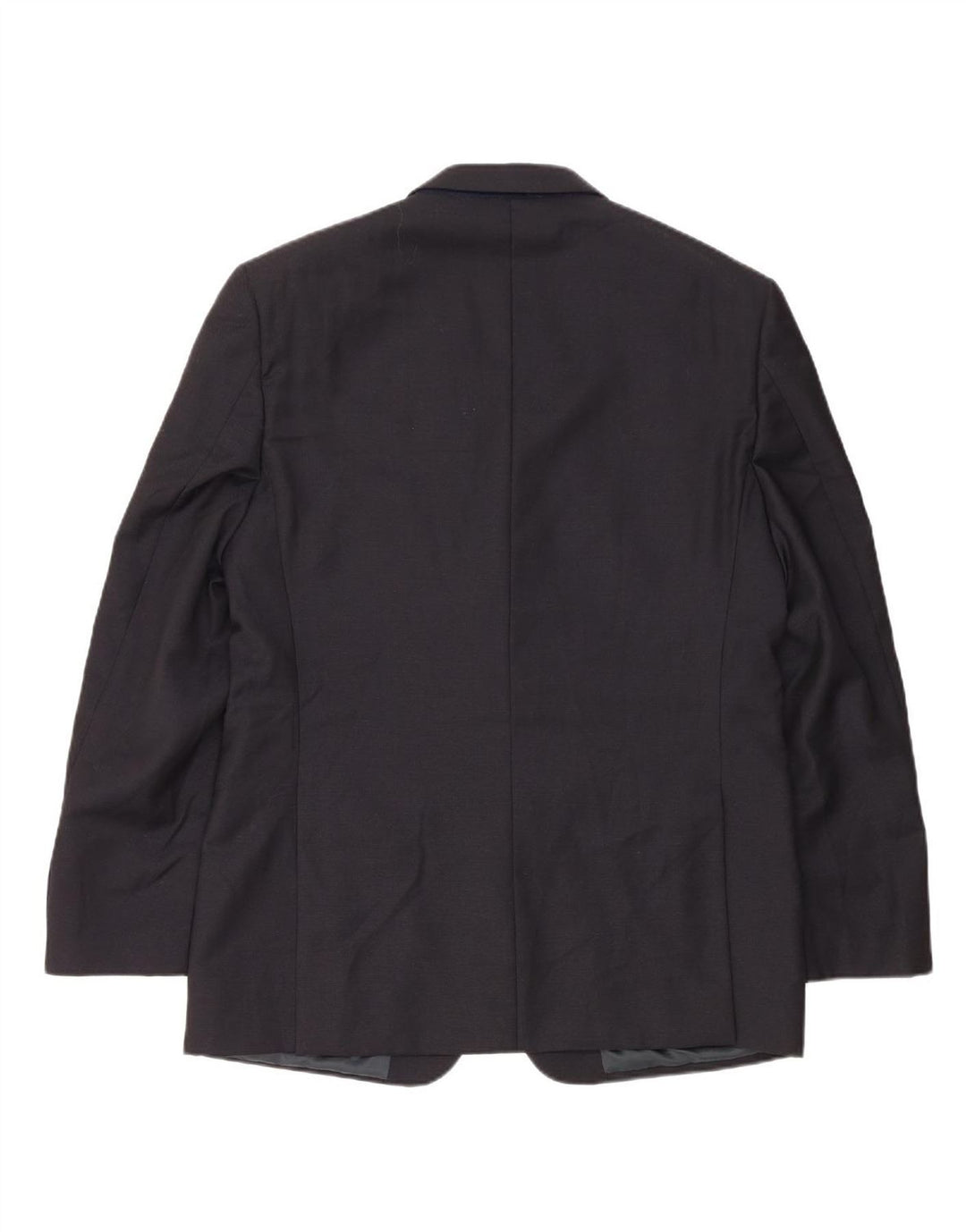 VALENTINO Mens 3 Button Blazer Jacket IT 50 Large Navy Blue Wool