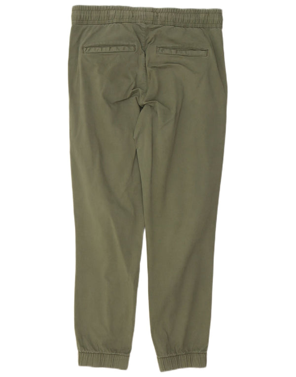 Zara Ανδρικό Joggers Chino Παντελόνι Μικρό W28 L28 Πράσινο
