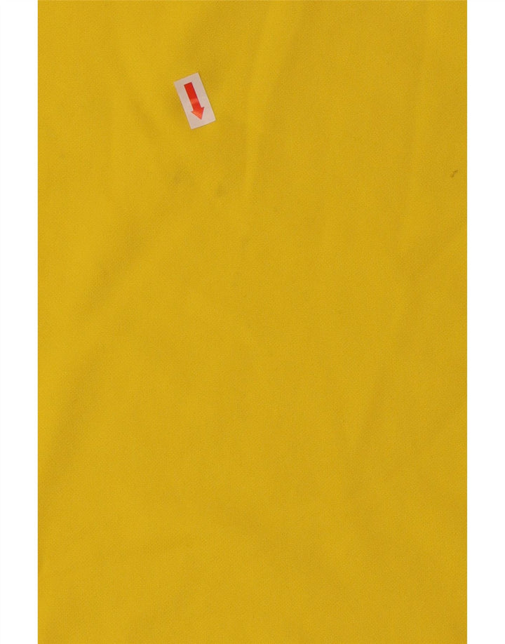 ASICS Boys Graphic T-Shirt Top 13-14 Years Yellow Polyester Vintage Asics and Second-Hand Asics from Messina Hembry 