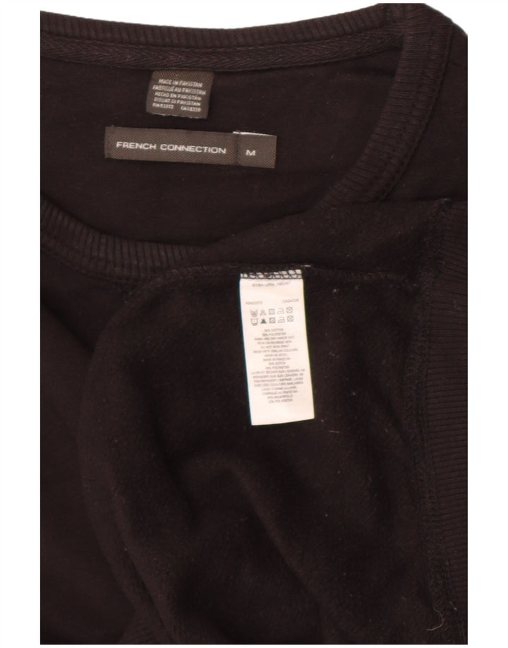 ΓΑΛΛΙΚΗ ΣΥΝΔΕΣΗ Ανδρική φούτερ Jumper Μεσαίο μαύρο βαμβακερό