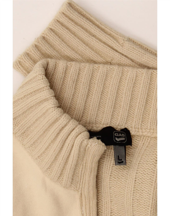 Γυναικεία ζακέτα Gas UK 16 Large Beige Wool