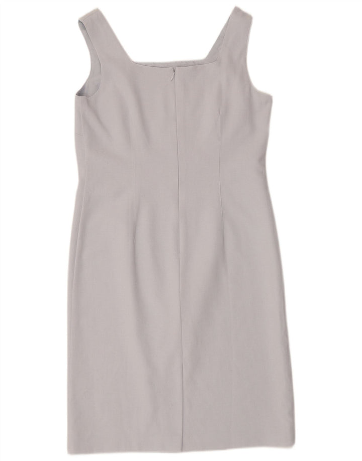 Marks & Spencer Γυναικείο Αμάνικο Shift Φόρεμα UK 14 Large Blue